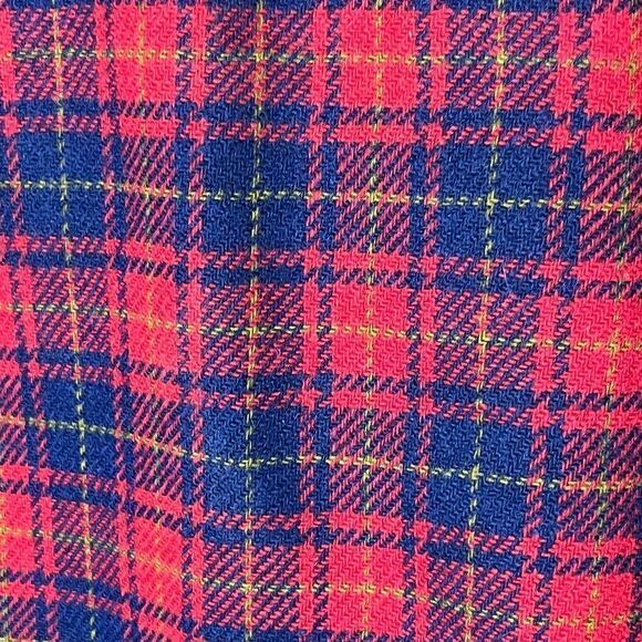 Vintage Pendleton 100% Pure Virgin Wool Red Plaid Coat - Picture 11 of 12